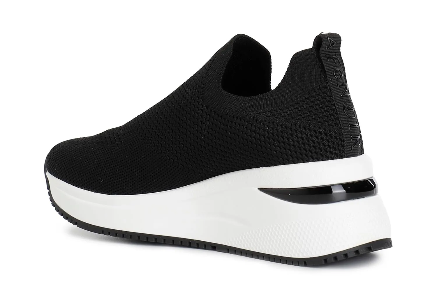 CafèNoir Slip-on Tessuto Elasticizzato con Calzino Nero