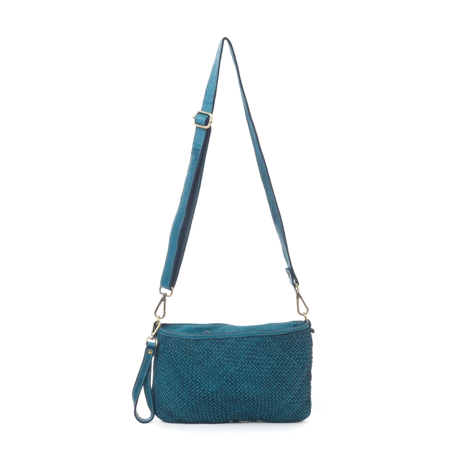 La Via Firenze V047 tracolla donna pelle intrecciata