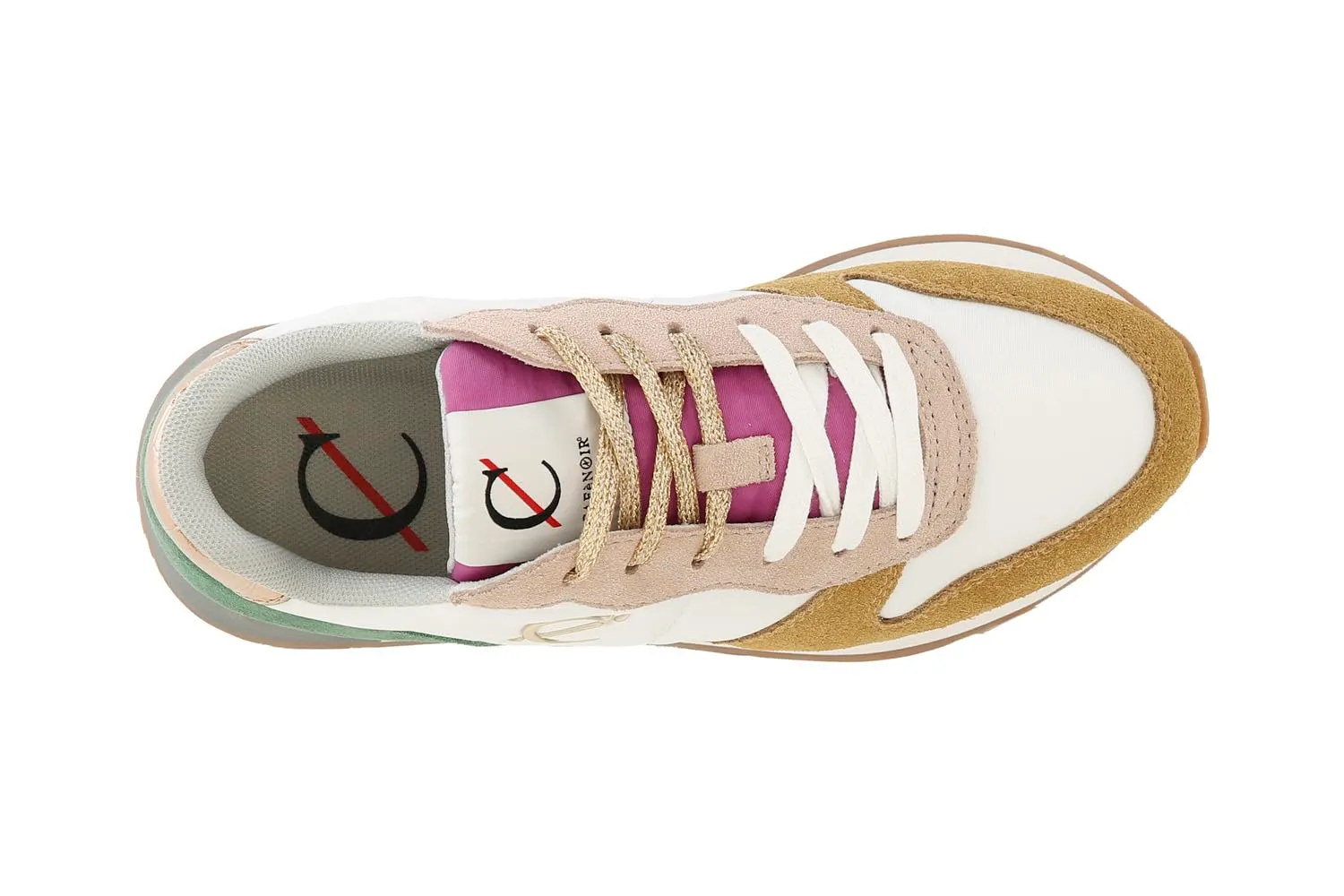 CafèNoir Sneakers Camoscio Tessuto Donna Multi Cipria