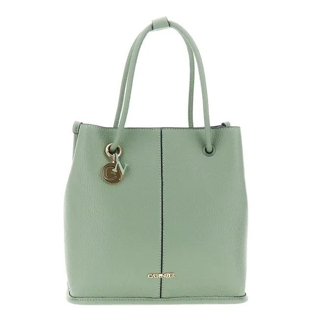 CafèNoir Tote Effetto Pelle Salvia Borsa Secchiello