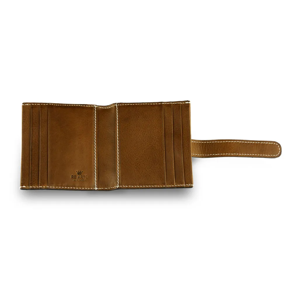 Re Artù Morien portacarte pelle 9 tasche
