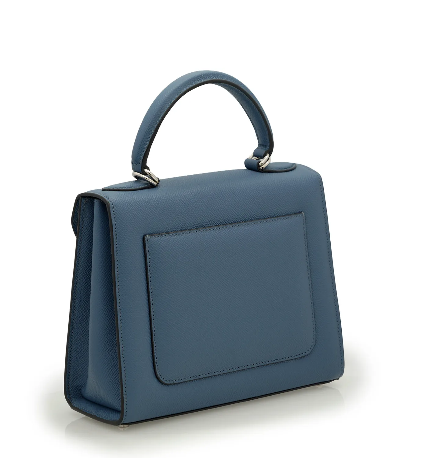 Cardinal Milano First Lady Blue Jeans borsa vitello blu martellato