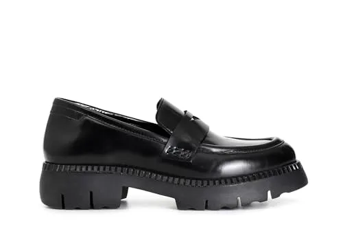 CafèNoir Mocassino Donna Pelle Nera 39 EU Tacco