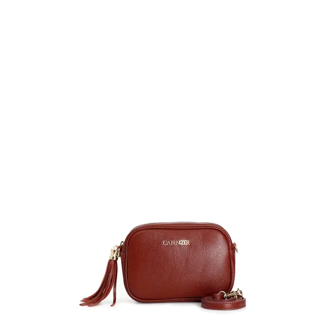 CafèNoir Shopping bag bordeaux morsetto tracolla