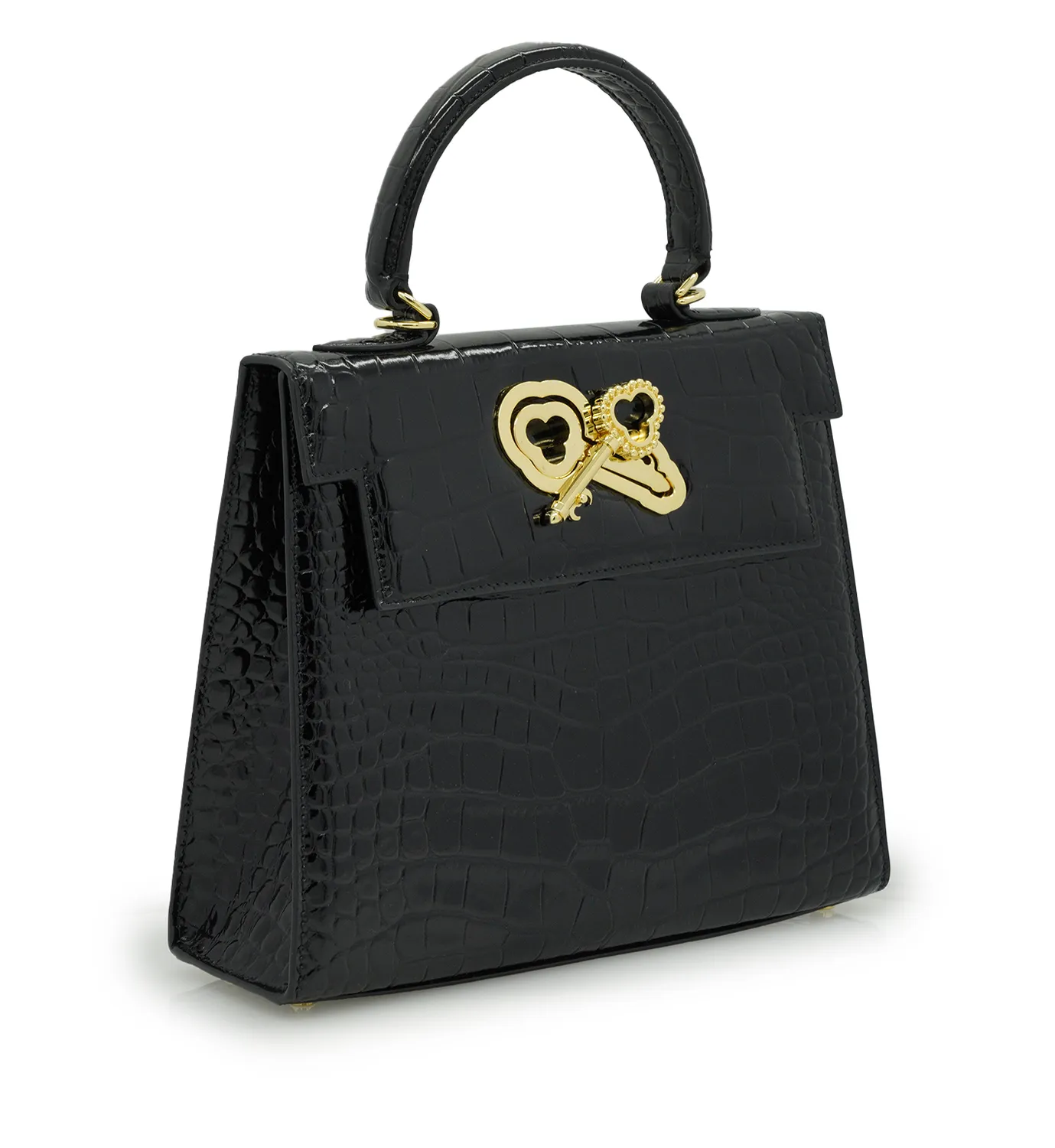 Cardinal Milano Lady Cardinal borsa vitello nero coccodrillo