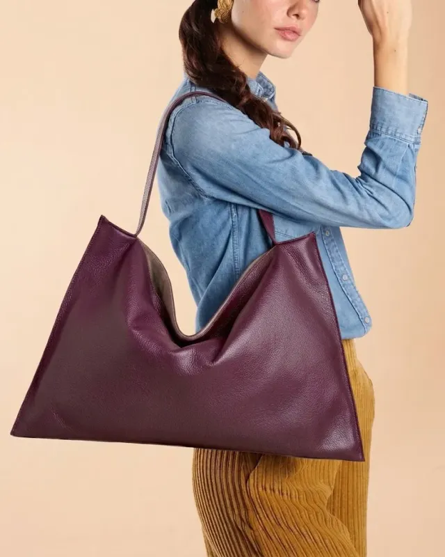Figus Minimal shopper pelle nera laptop 14