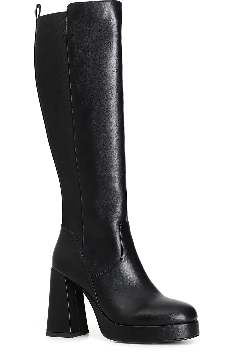 CafèNoir Stivale Donna con Elastico Nero