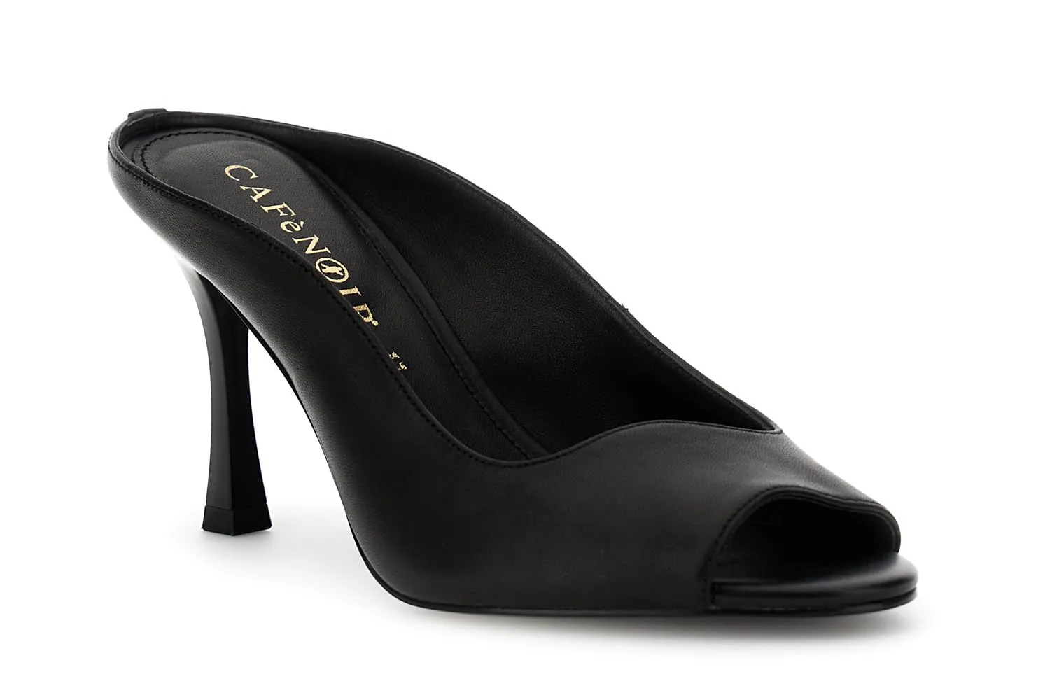 CafèNoir mules nappa donna nero tacco 8,5 cm 36 EU