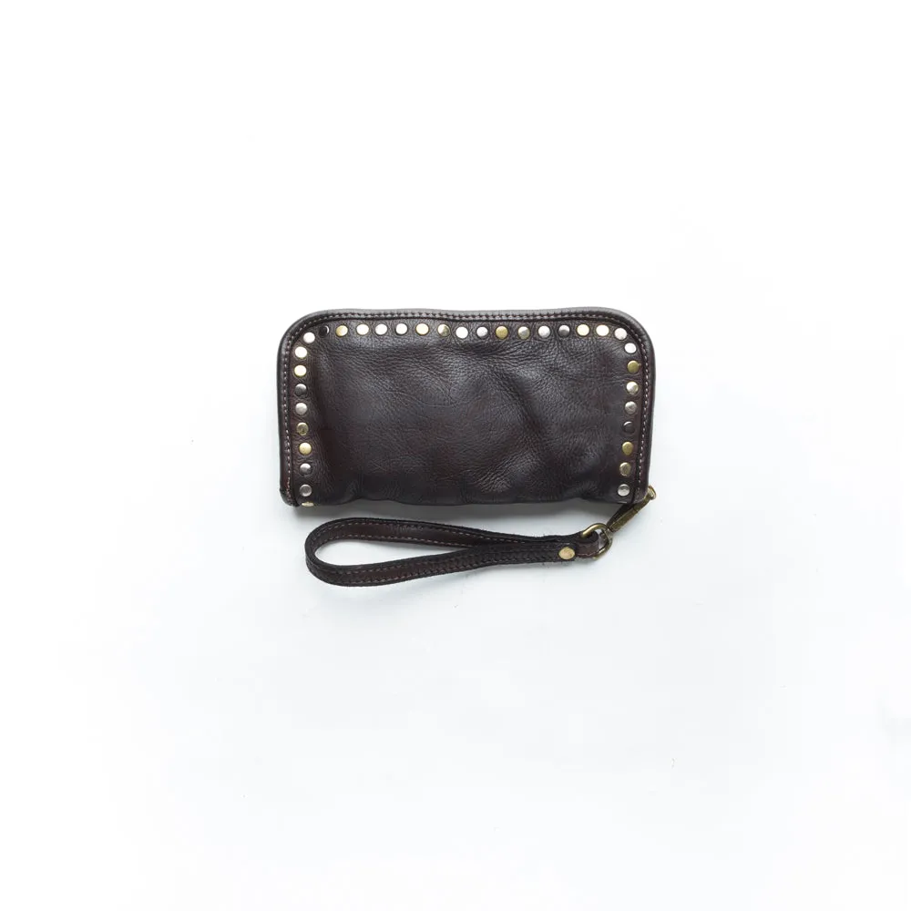 La Via Firenze Butter Collection V006B portafoglio donna cuoio borchie