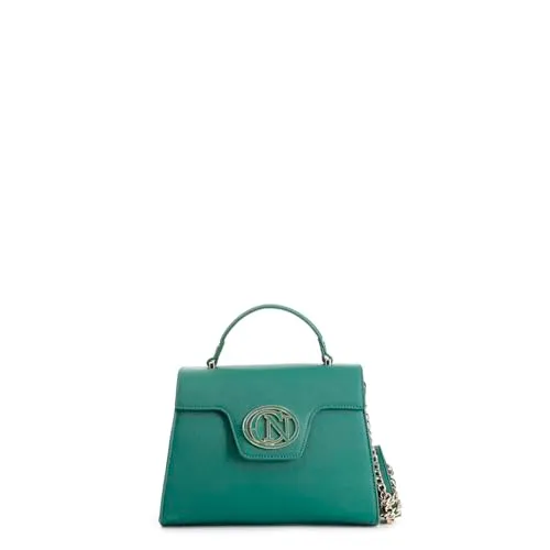 CafèNoir Borsa Saffiano Pattina Logo Ovale Calamita