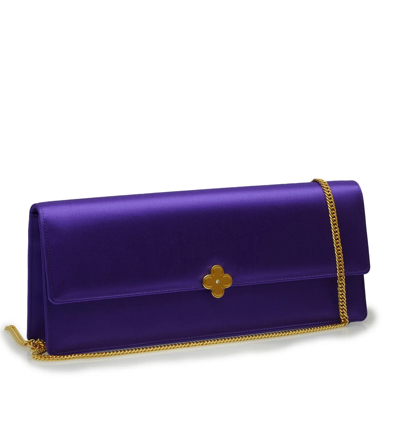 Cardinal Milano Time 22 pochette seta viola