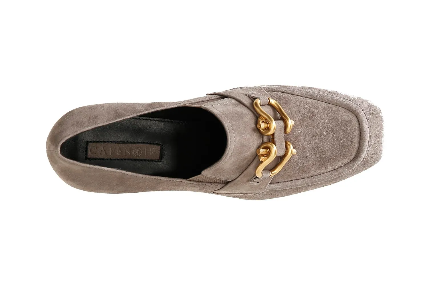 CafèNoir Mocassino Donna Camoscio Tacco 60 Taupe 38
