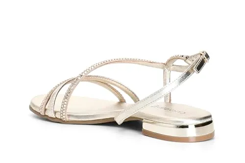 CafèNoir Sandali Asimmetrici Strass Termosaldati Donna