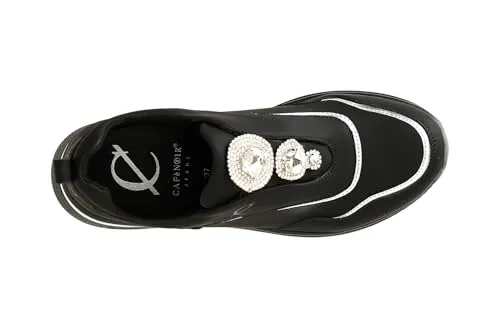 CafèNoir Sneakers Slip-on Donna Pelle Gioiello Laminato