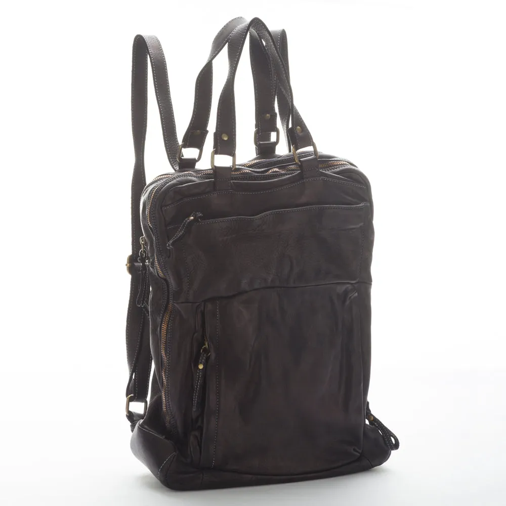 La Via Firenze V134 zaino pelle porta PC conciata