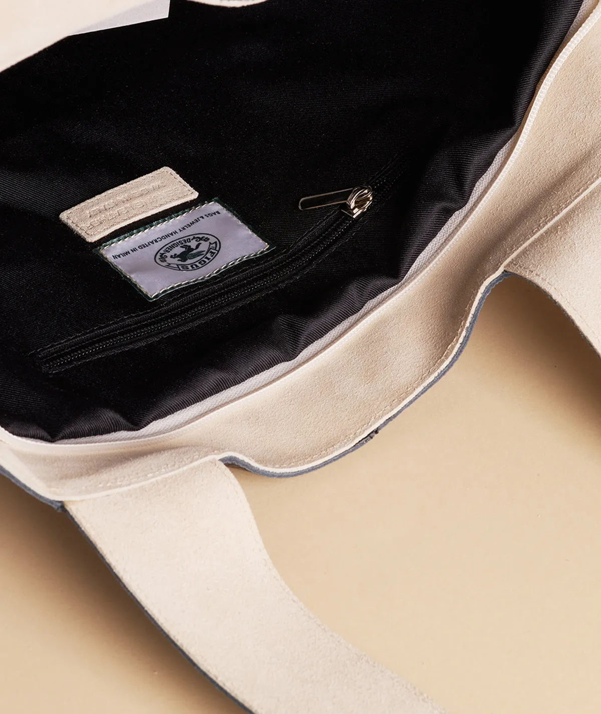 Figus Shopper Dollaro tote bag pelle marrone