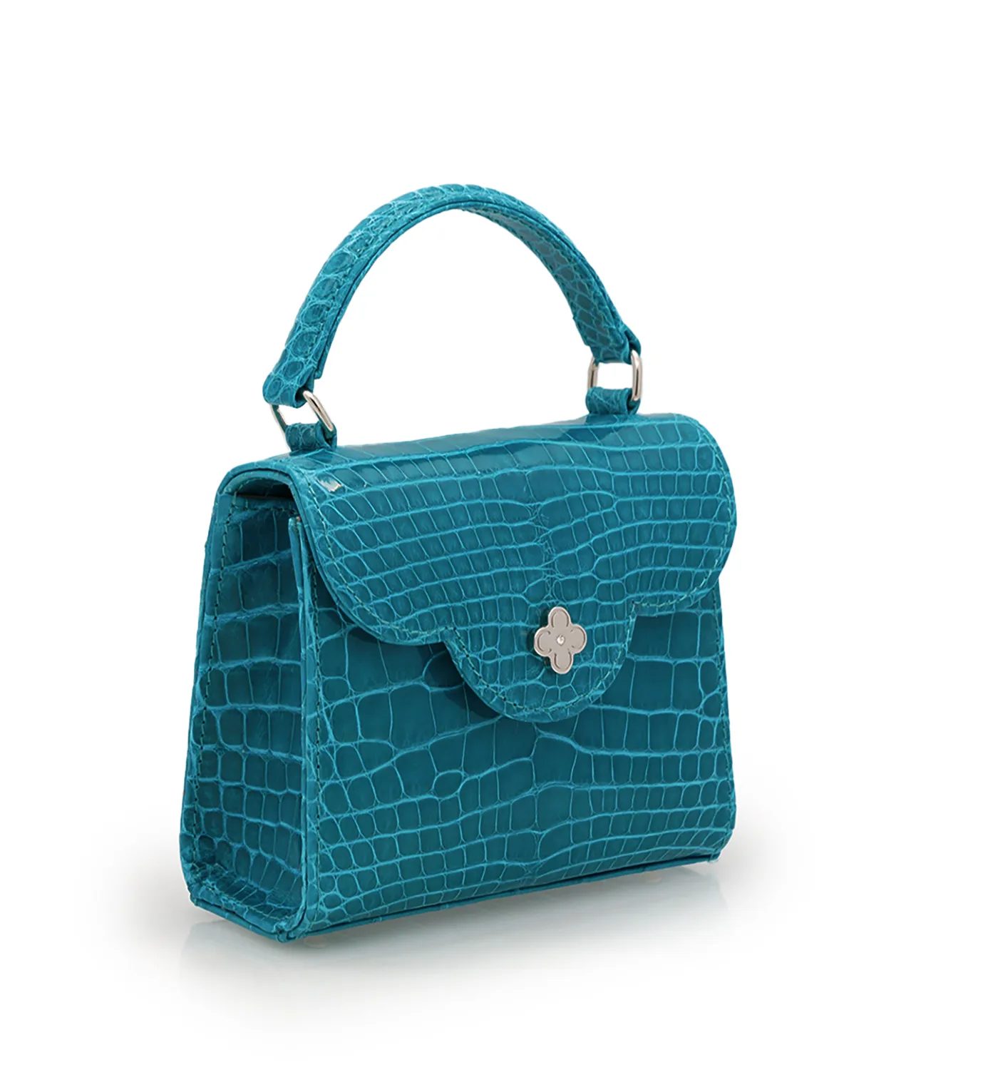 Cardinal Milano First Lady Micro borsa alligatore 13 cm