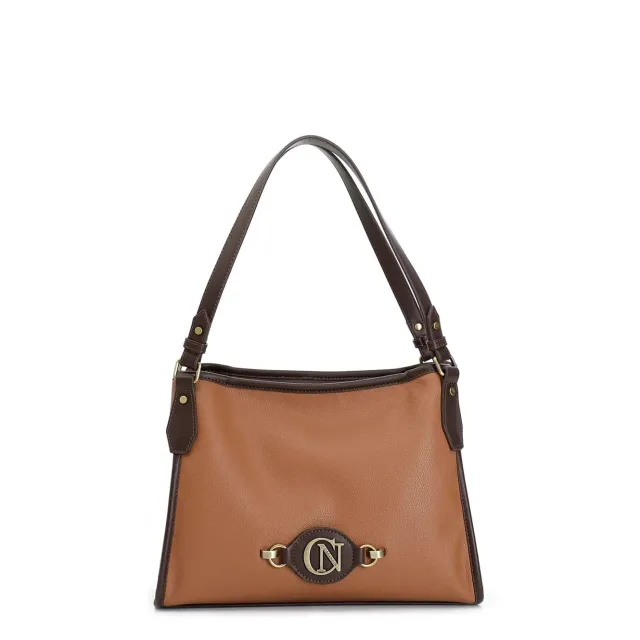 CafèNoir Shopping Effetto Martellato Cuoio con Zip