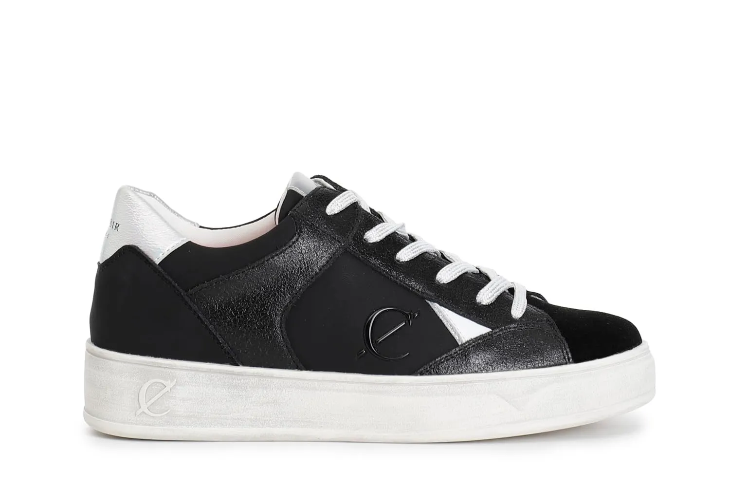 CafèNoir Sneakers Pelle Camoscio Donna Logo