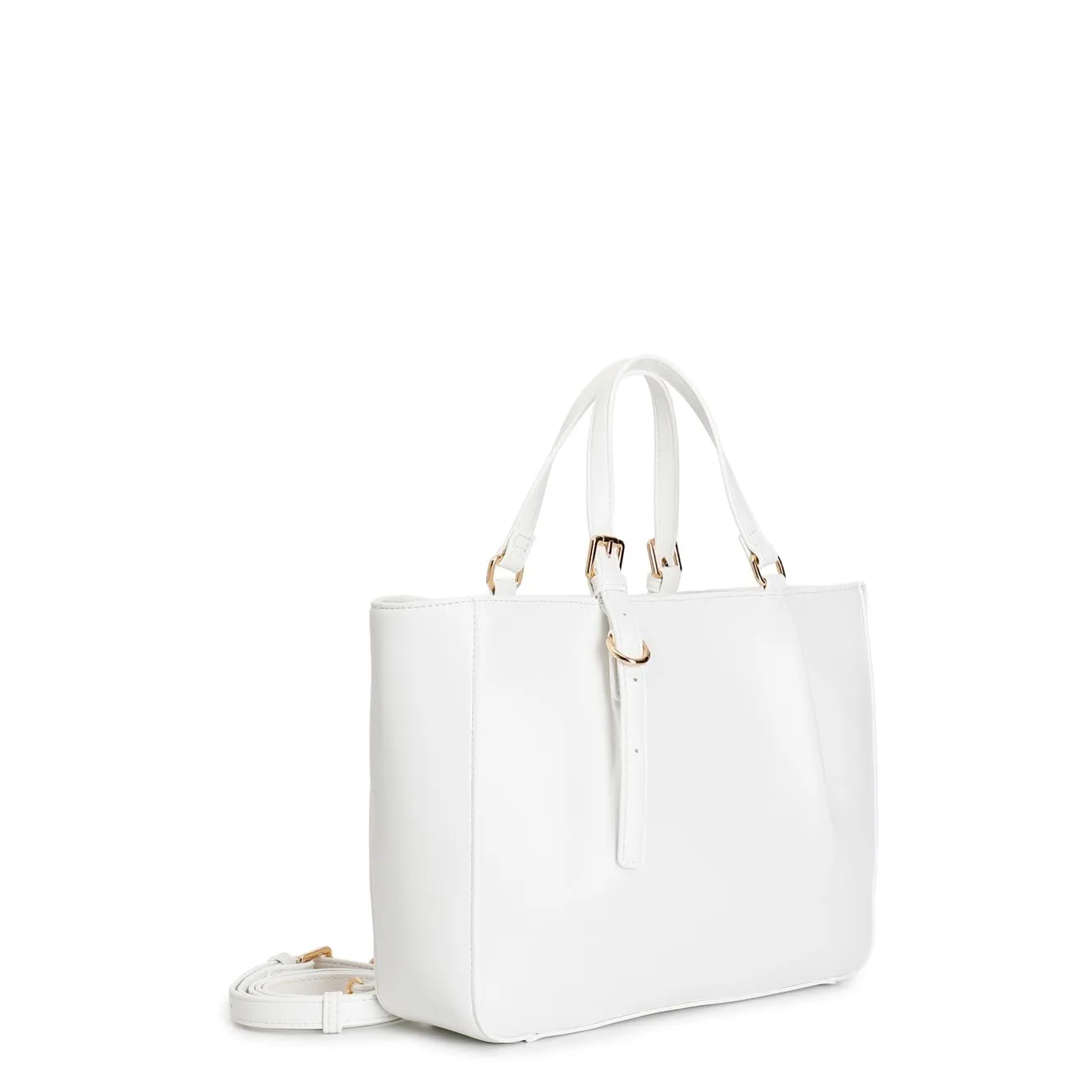 CafèNoir Shopping Floreale Laserata Rivetti Borsa Bianca