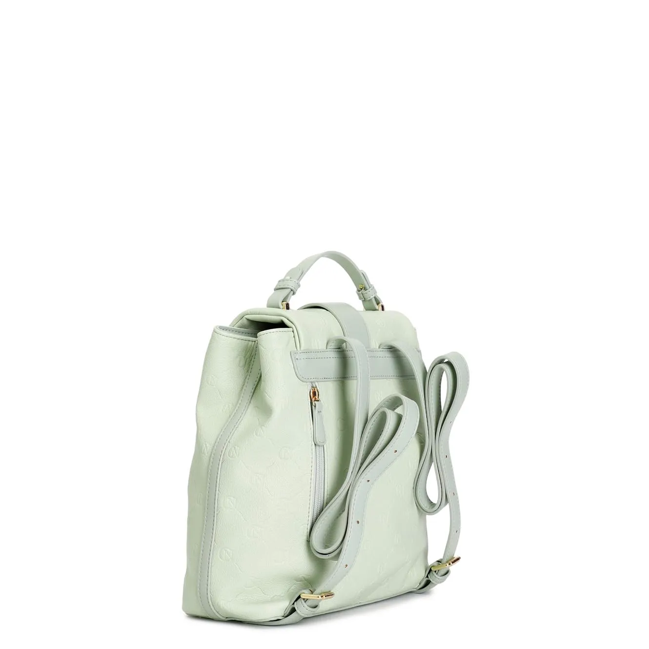CafèNoir Zaino monogram verde embossed 30 cm