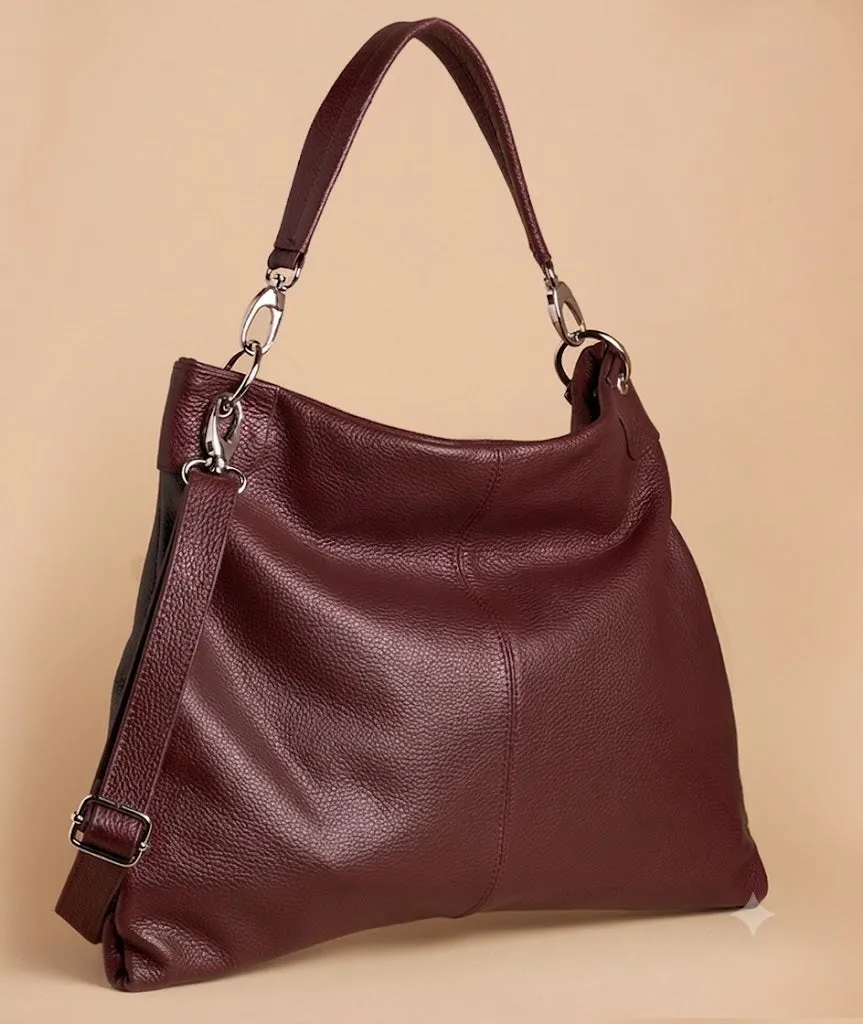 Figus Shoulder borsa a spalla verde inglese pelle