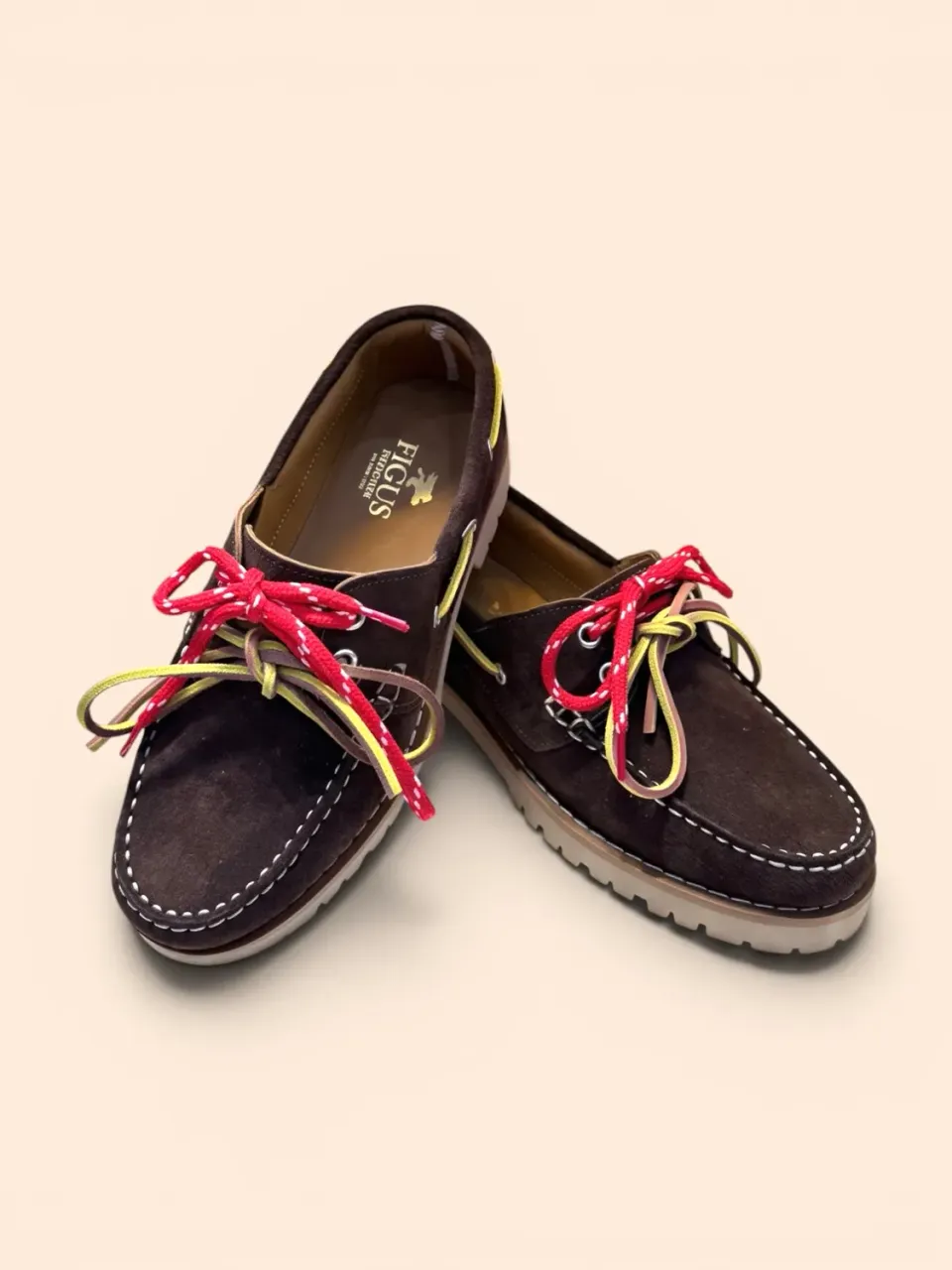 Figus Barca Velour scarpe camoscio nastri