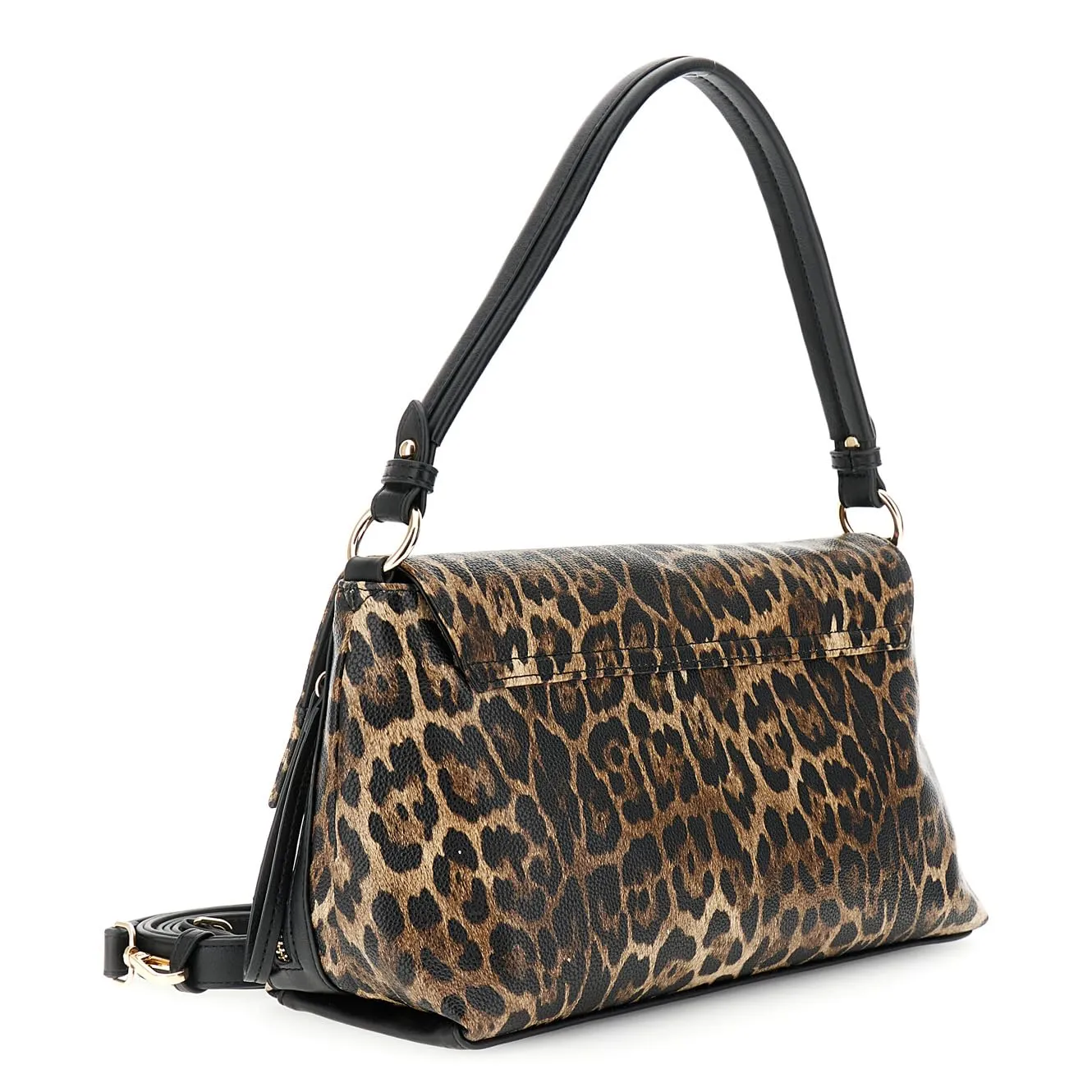 CafèNoir Spalla Pattina Leopardo Borsa a Spalla Animalier