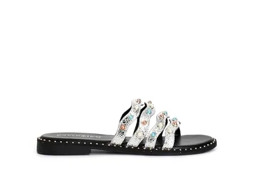 CafèNoir Ciabatta Multilistini Argento Cabochon