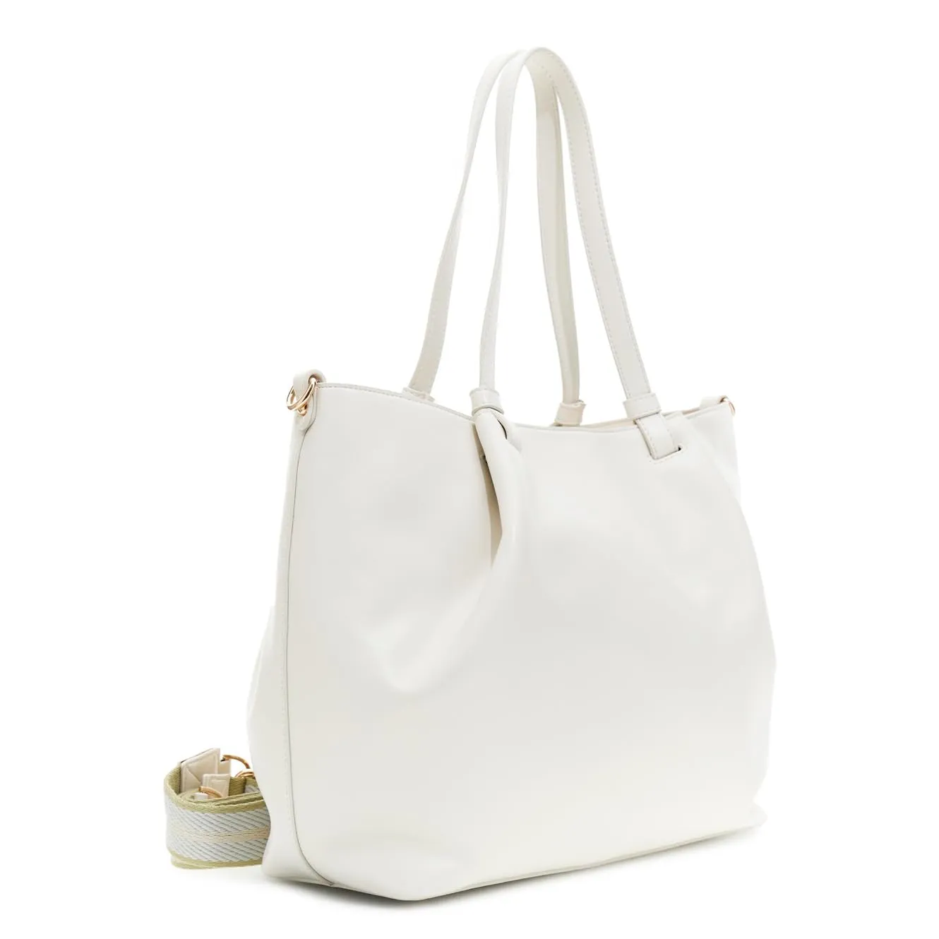 CafèNoir Shopping Bag Donna Avorio Catena Lucchetto