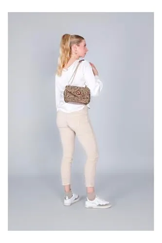 CafèNoir Spalla Bouclé Paillettes Borsa Bronzo