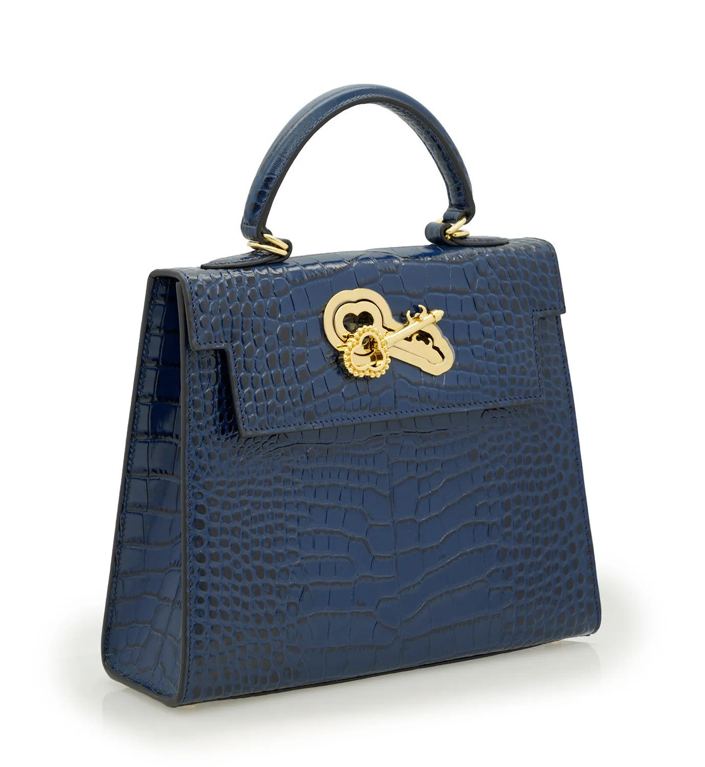 Cardinal Milano Lady Cardinal Blue Night borsa pelle stampa cocco blu