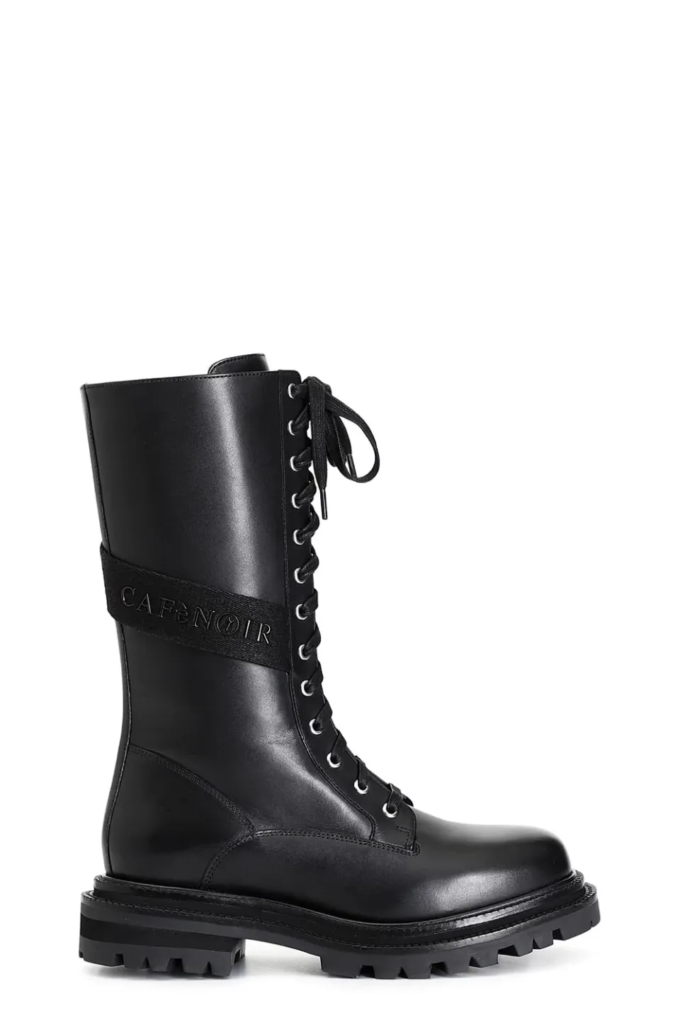 CafèNoir C1FC1105 Stivaletti Donna Pelle Nero Lacci