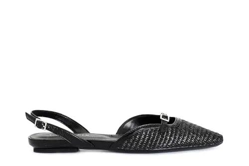 CafèNoir slingback paglia intrecciata tacco basso