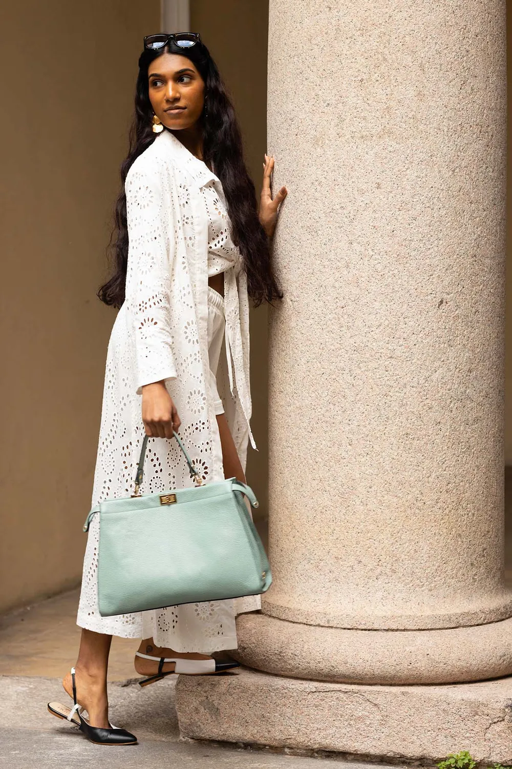 Figus Kimono Sangallo Amalfi Bianco cotone