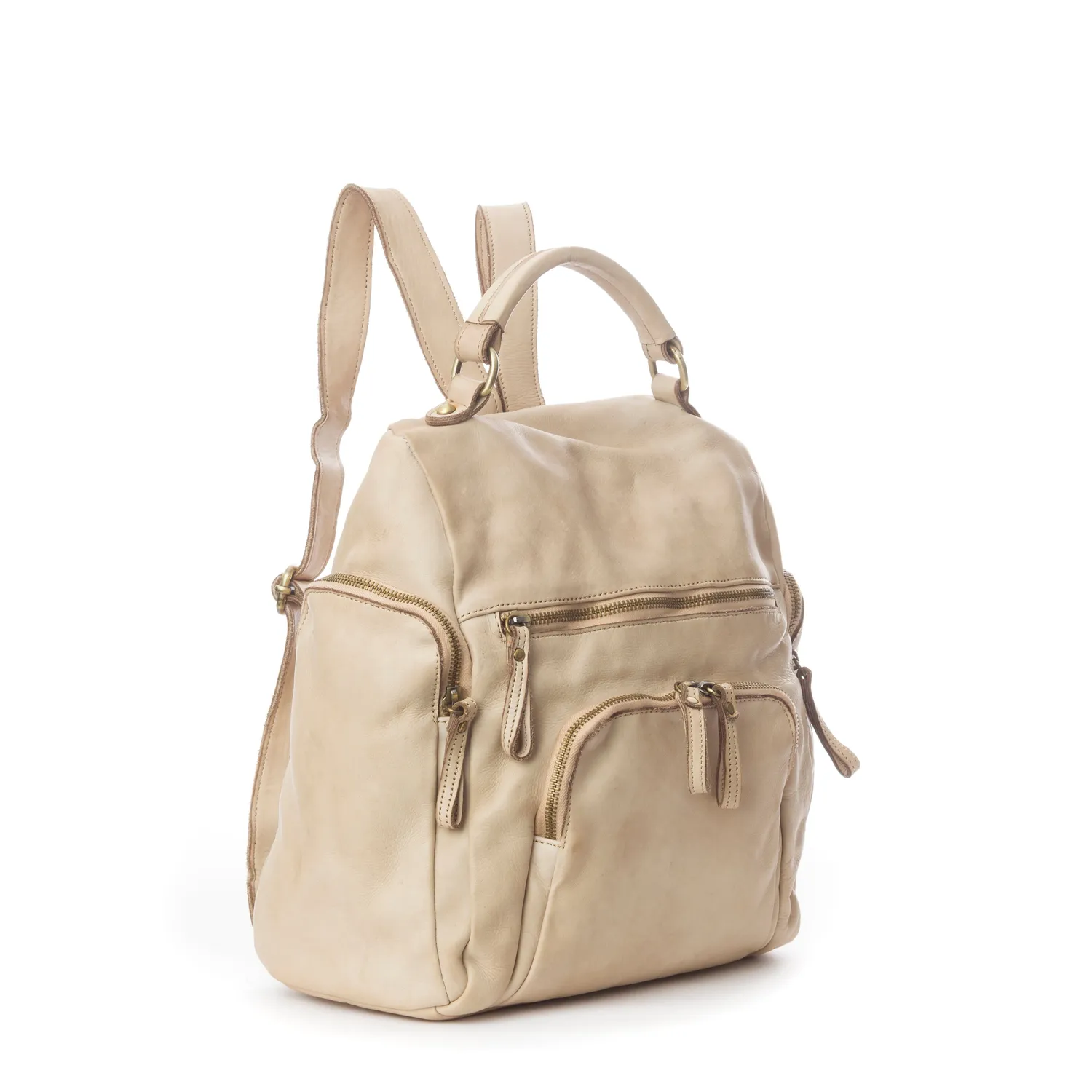 La Via Firenze Butter V027 zaino pelle intrecciata unisex