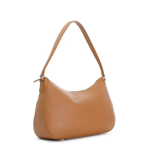 CafèNoir Hobo Nodi Effetto Suede Borsa Cuoio
