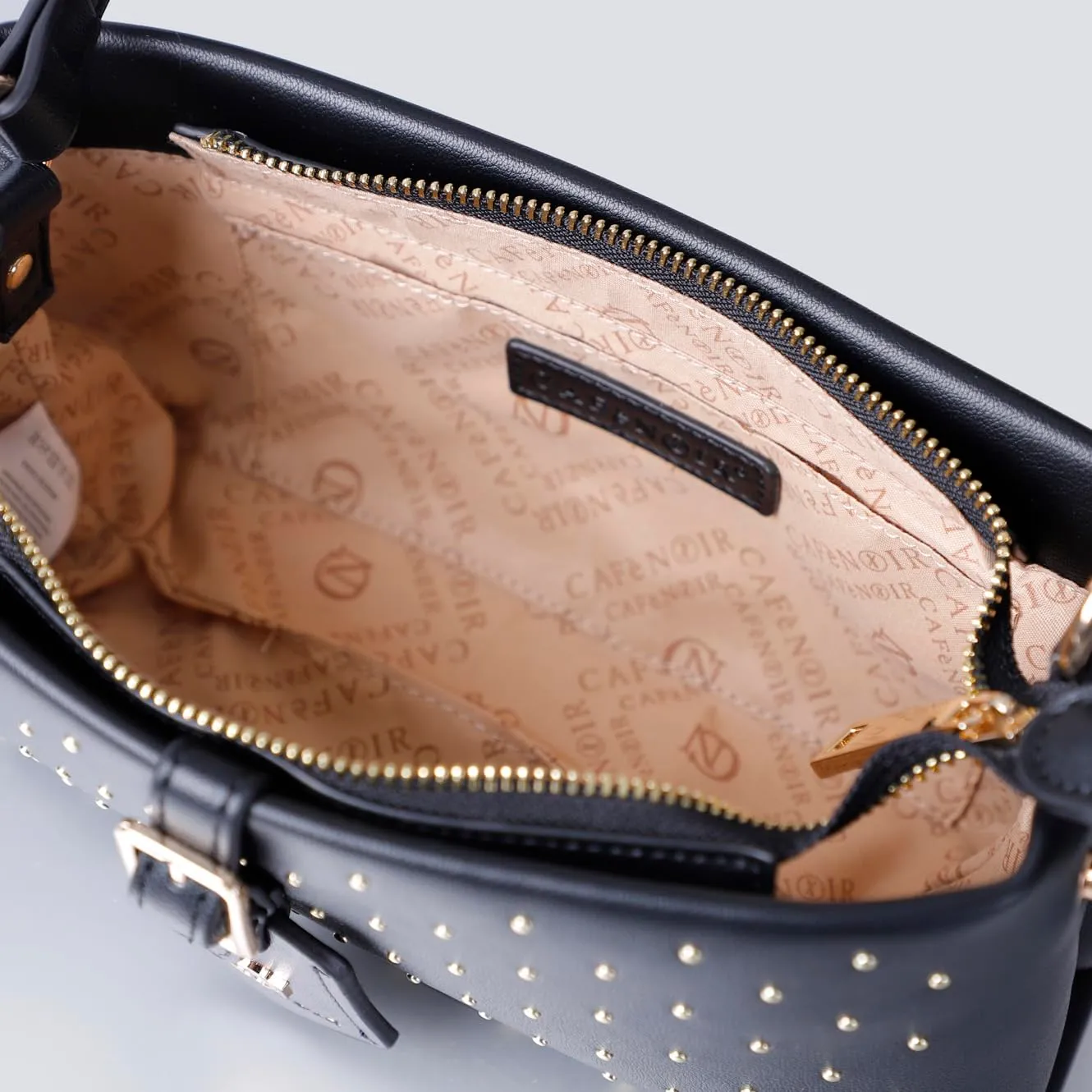 CafèNoir Microborchie minibag nera con tracolla