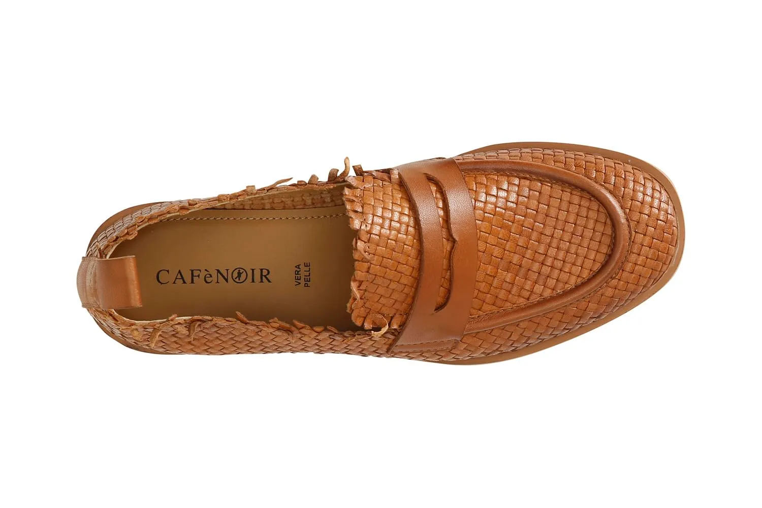 CafèNoir Mocassini Intreccio Pelle Donna 39 EU Cuoio