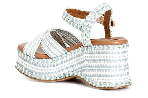 CafèNoir Sandali Zeppa Tessuto Etnico Donna 39 EU