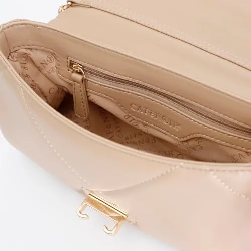 CafèNoir Tracolla Trapuntata Borsa Nude Rombi