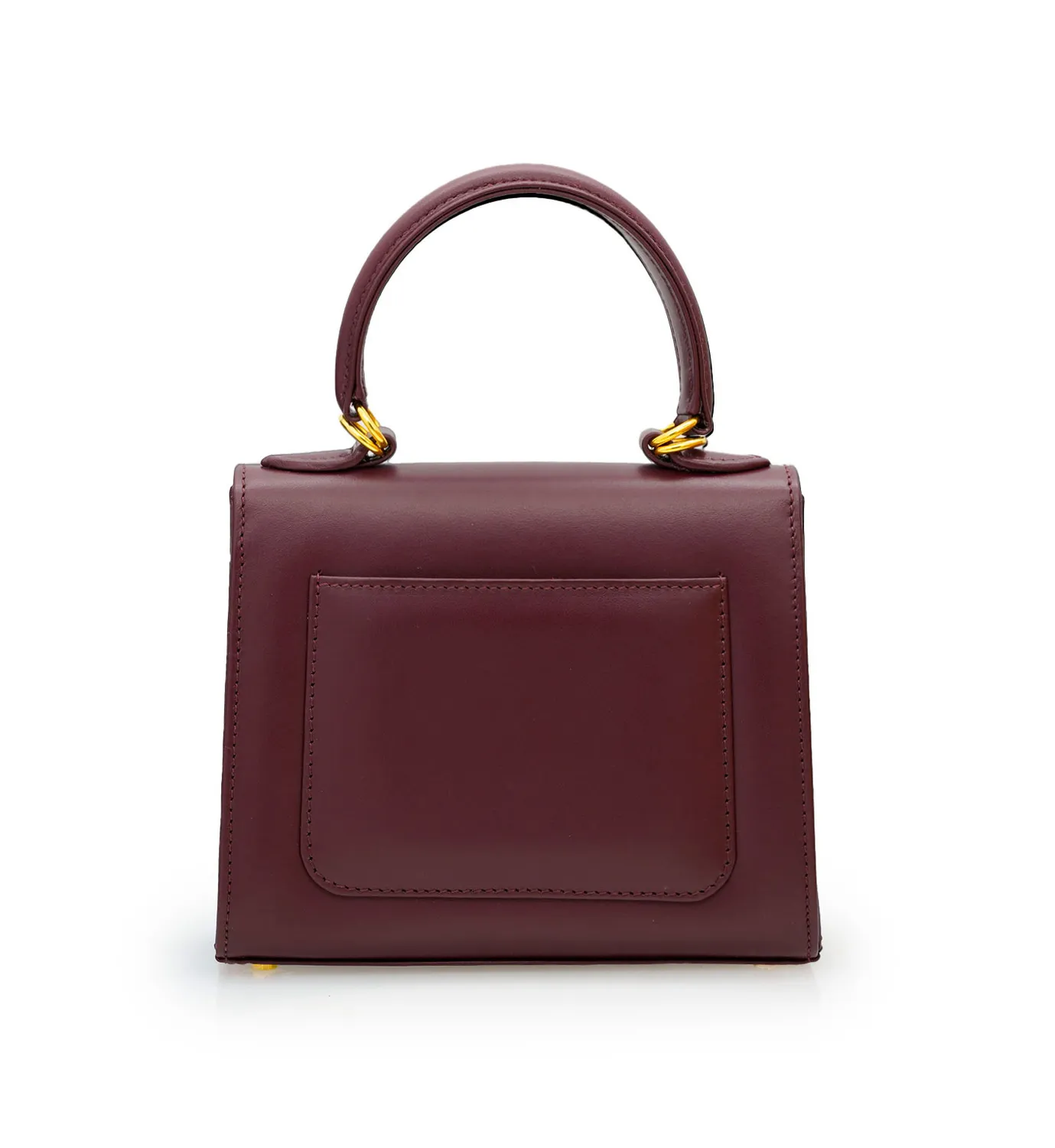 Cardinal Milano First Lady Small borsa bordeaux vitello liscio