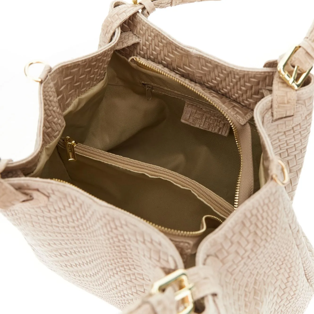 CafèNoir Tote Pelle Stampa Intreccio Charm Tracolla