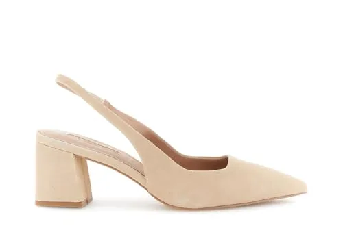 CafèNoir Décolleté Slingback Camoscio Punta