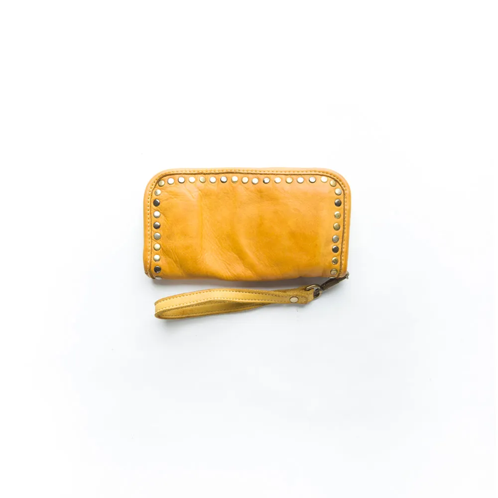 La Via Firenze Butter Collection V006B portafoglio donna cuoio borchie