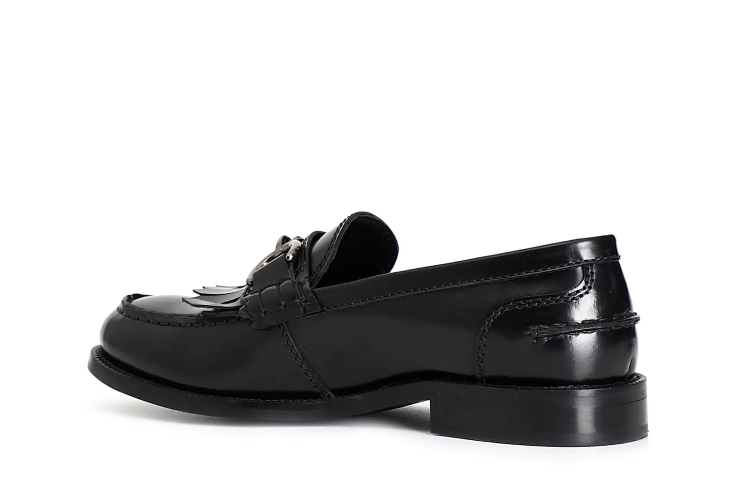 CafèNoir Mocassino Donna Pelle Spazzolata Frange