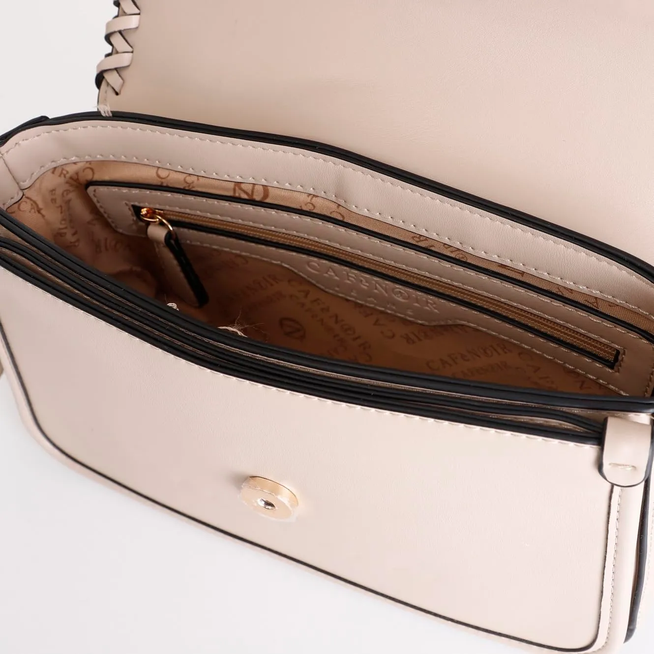 CafèNoir Borsa a Pattina Sabbia Charm Gelato Tracolla