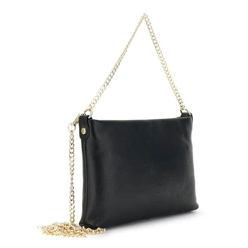CafèNoir Pochette Donna in Pelle Dollaro con Catena