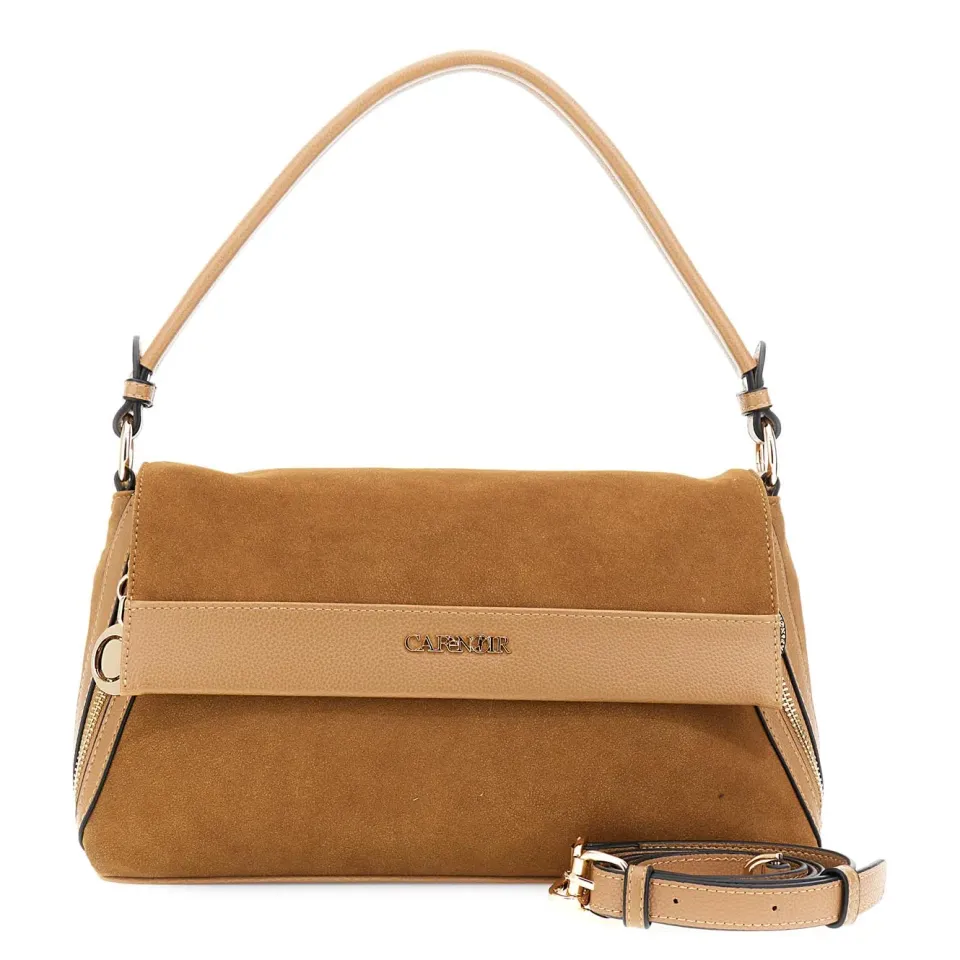 CafèNoir Sacca Morbida Pattina Borsa Cuoio Suede