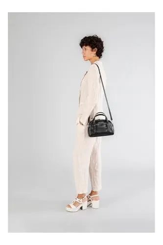 CafèNoir Minibag Nero Tracolla Intrecciata